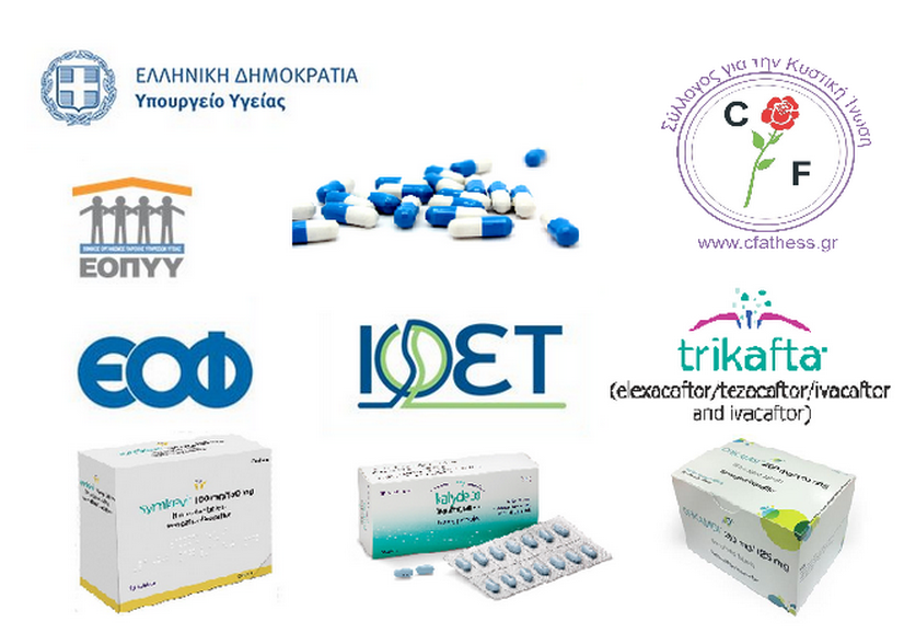 Εξελίξεις σχετικά με τα φάρμακα Kalydeco, Orkambi, Symkevi και Kaftrio